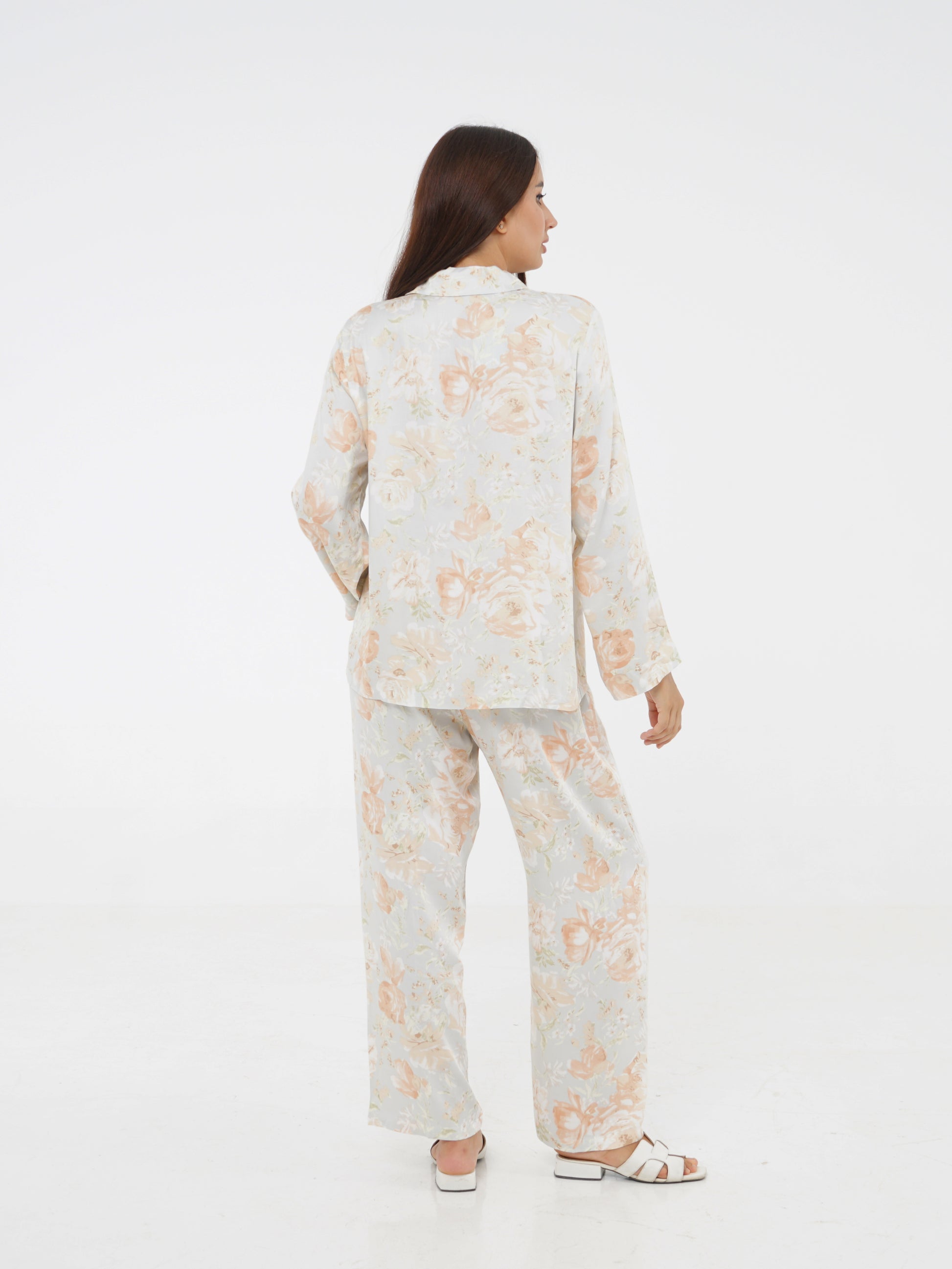Women’s Cotton Floral Print Pajama Set
