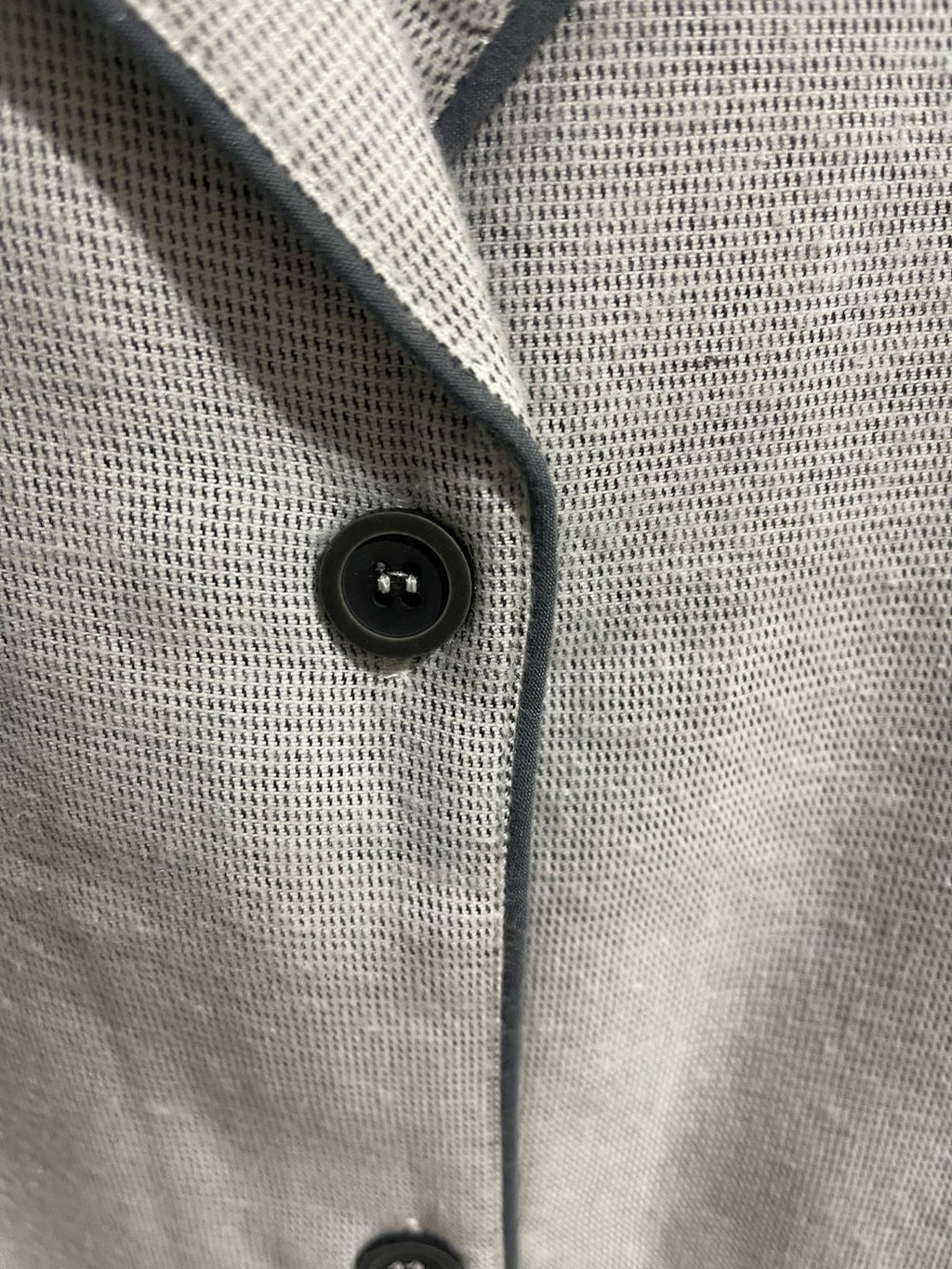 Ash Grey Button-Down Night Dress