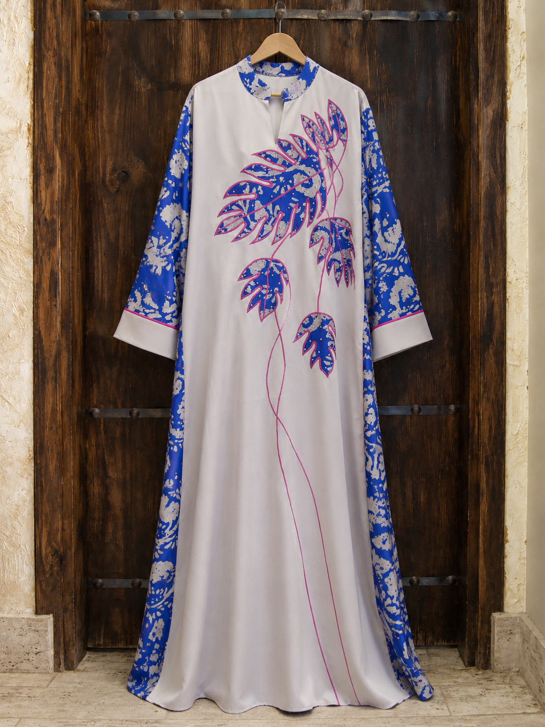 Azure Bloom Abaya