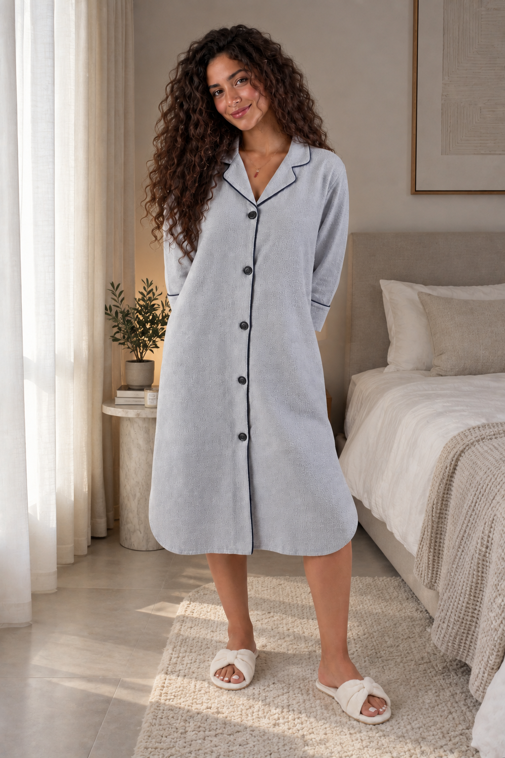 Ash Botton-Down Night Dress