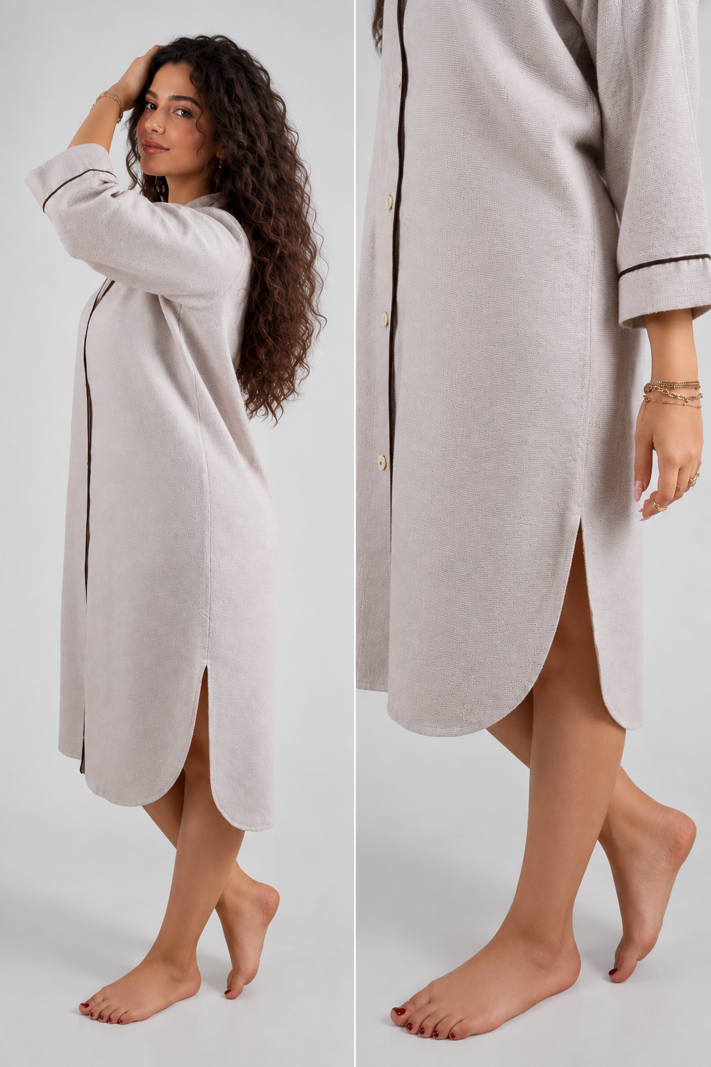 Ash Botton-Down Night Dress
