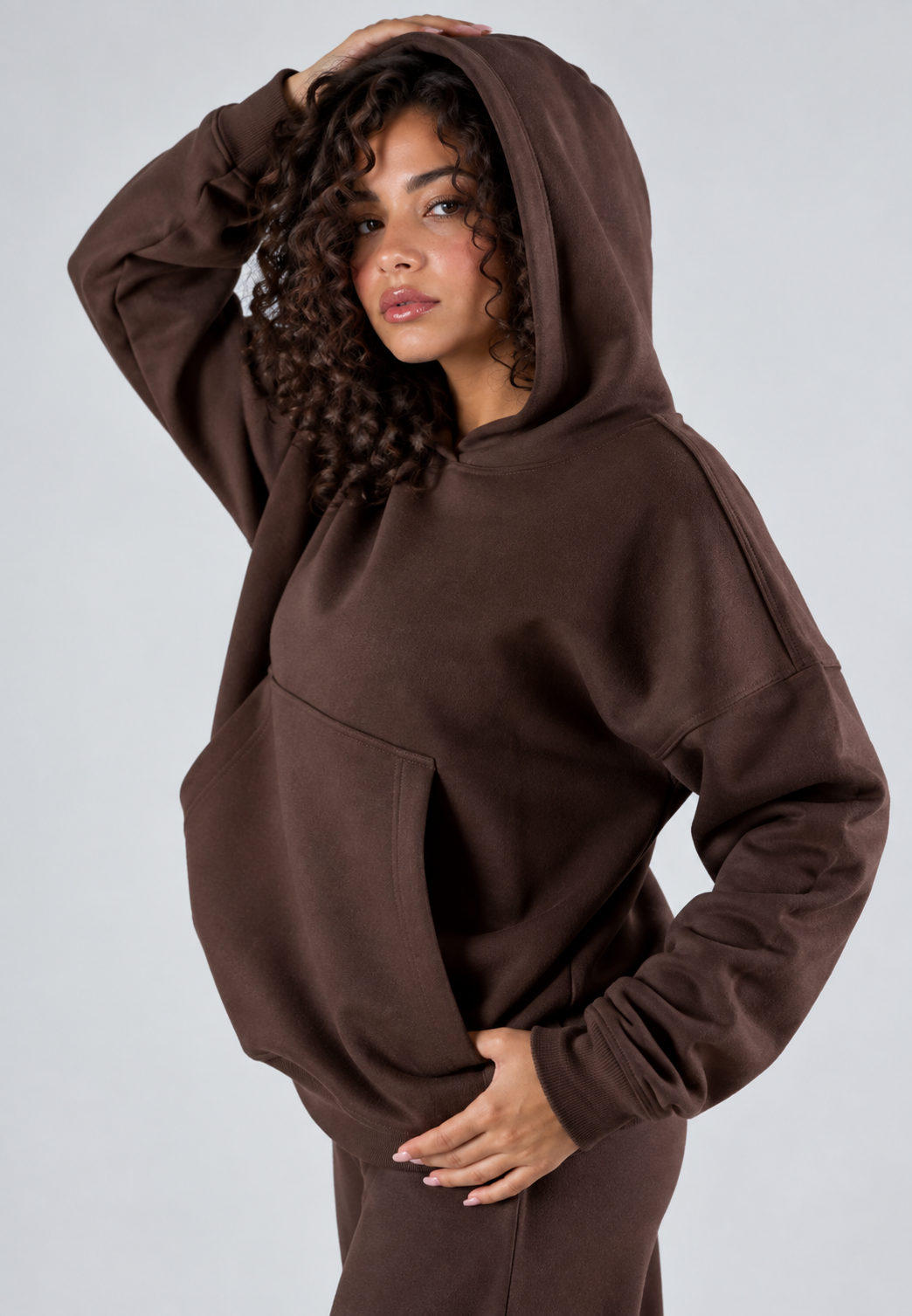 Chocolate Brown Relaxed Loungewear Set
