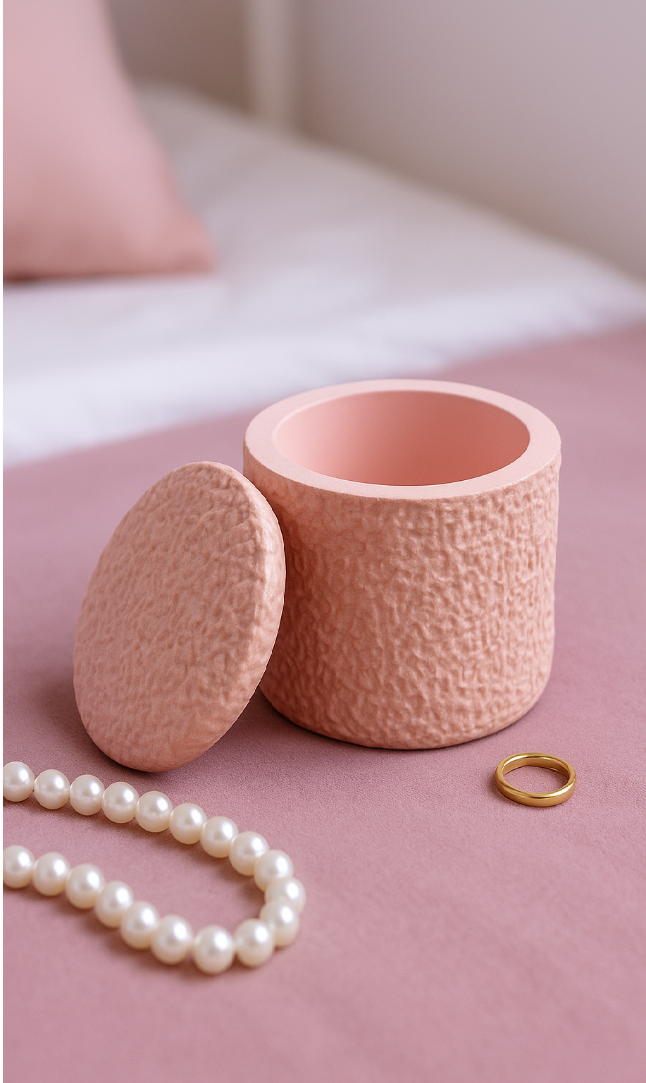 Textured Storage Jar