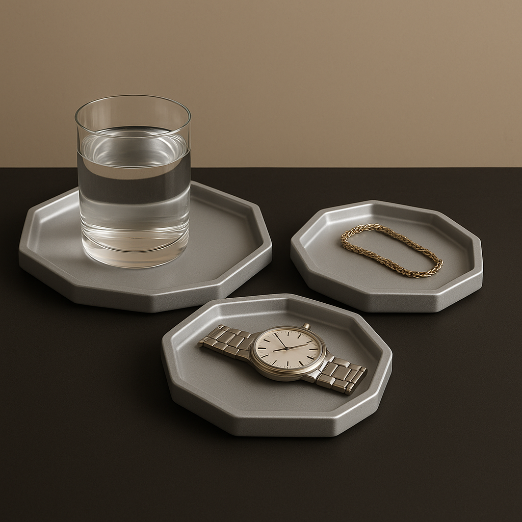 Hexagon Tray Set