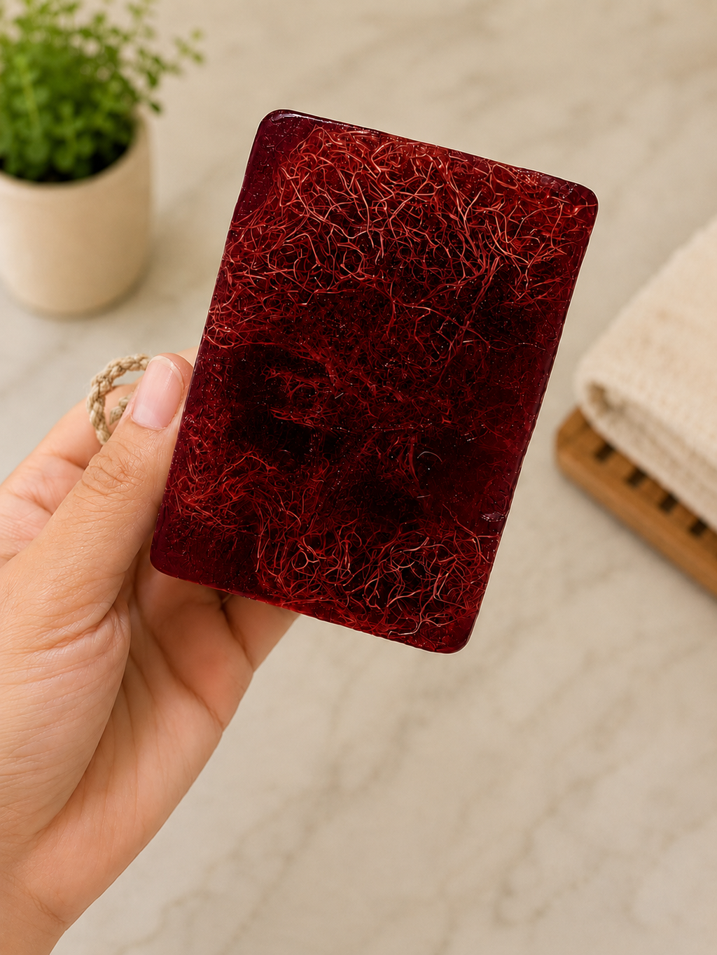 Loofah Glycerin Soap Bar