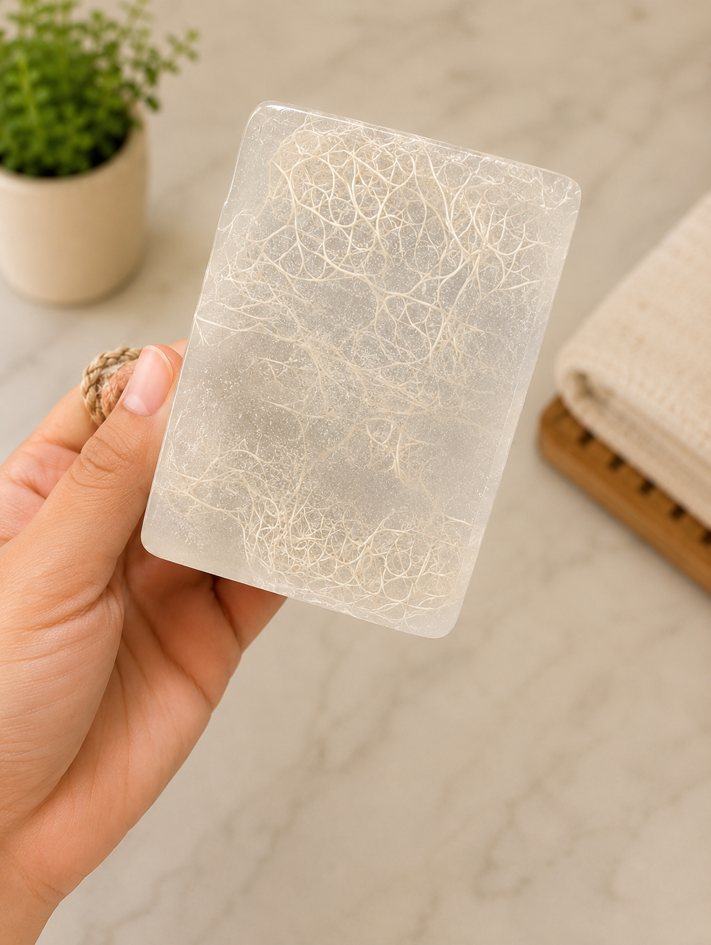 Loofah Glycerin Soap Bar