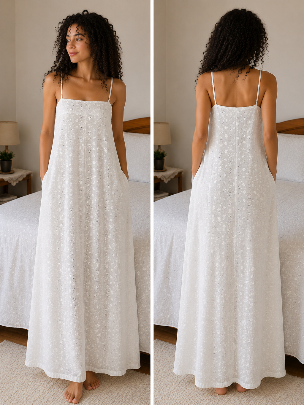 Embroidered Breeze Maxi Dress
