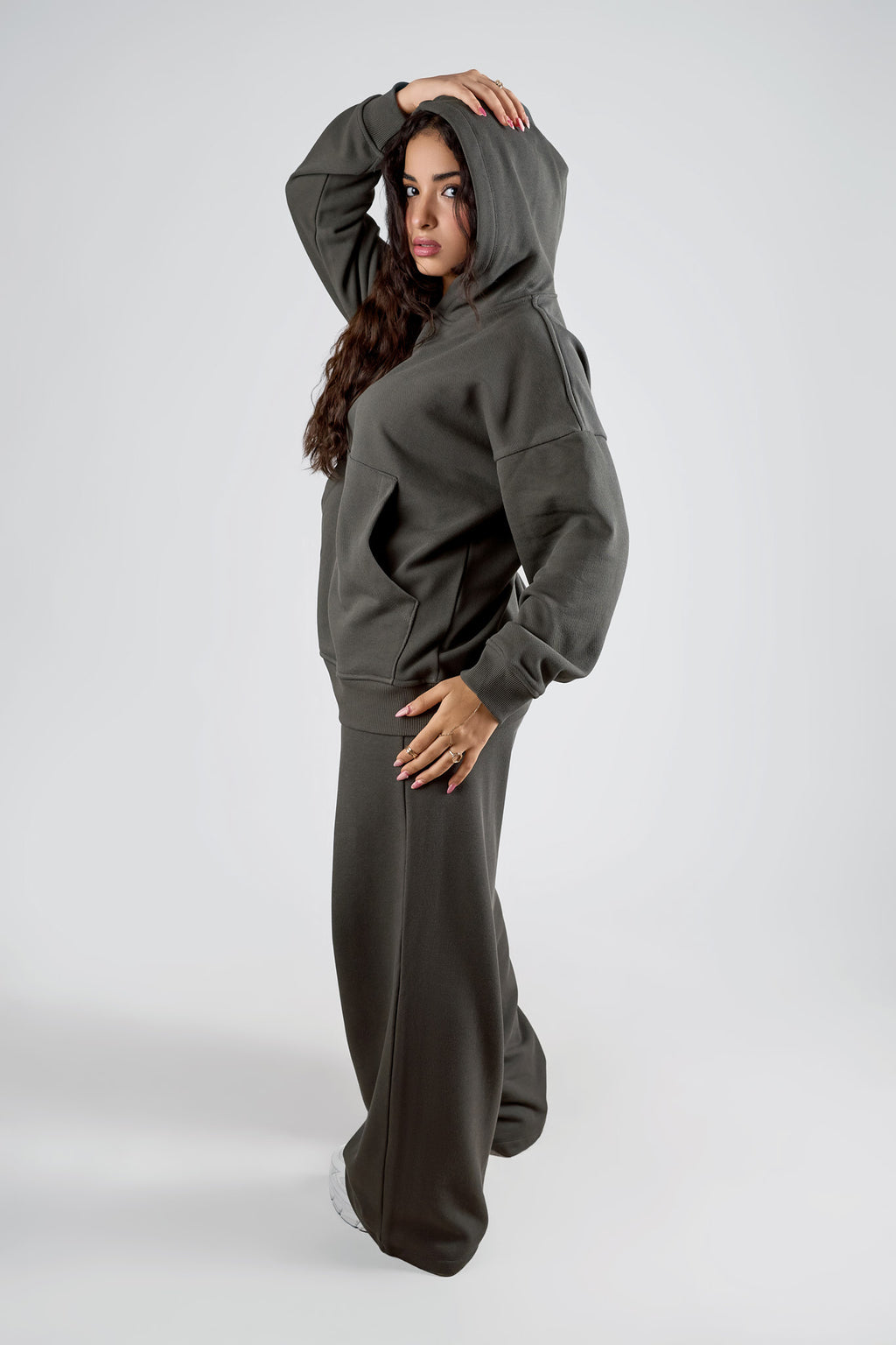 Olive Green Relaxed Loungewear Set