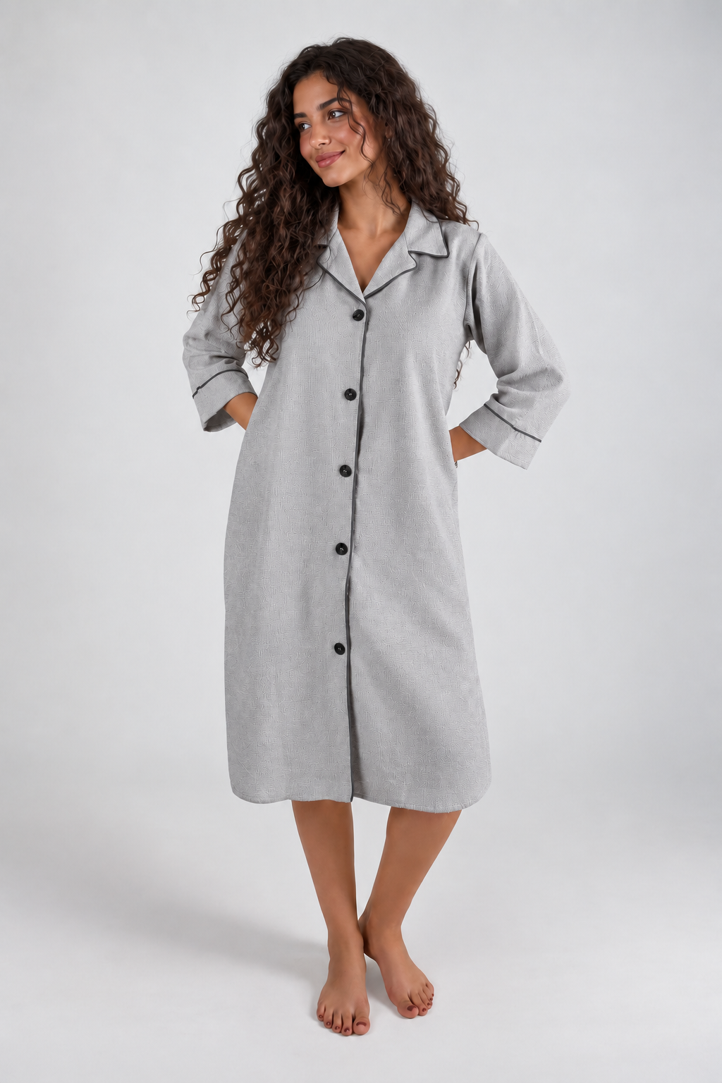 Ash Botton-Down Night Dress