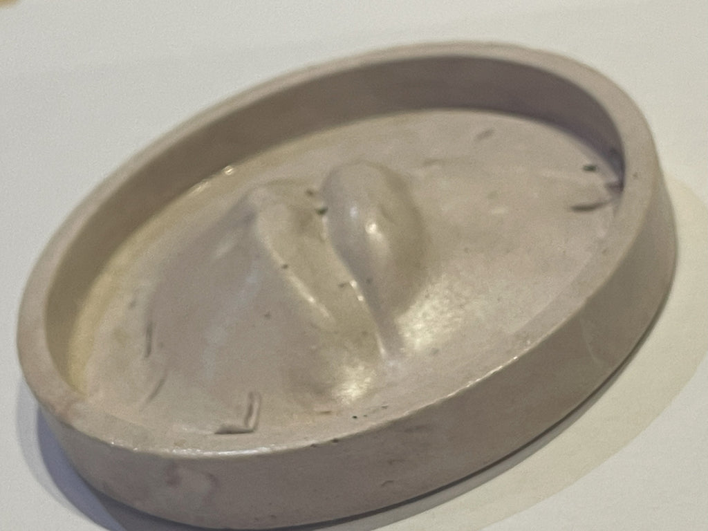 Lips Incense Holder, Handmade Face Concrete Incense Stick