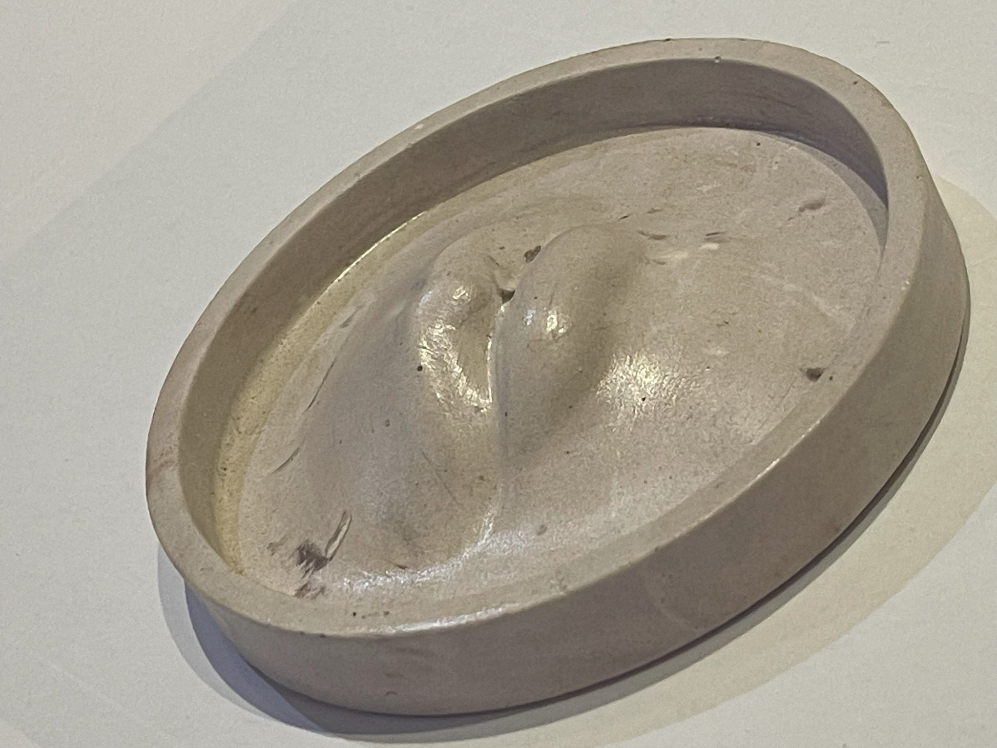 Lips Incense Holder, Handmade Face Concrete Incense Stick