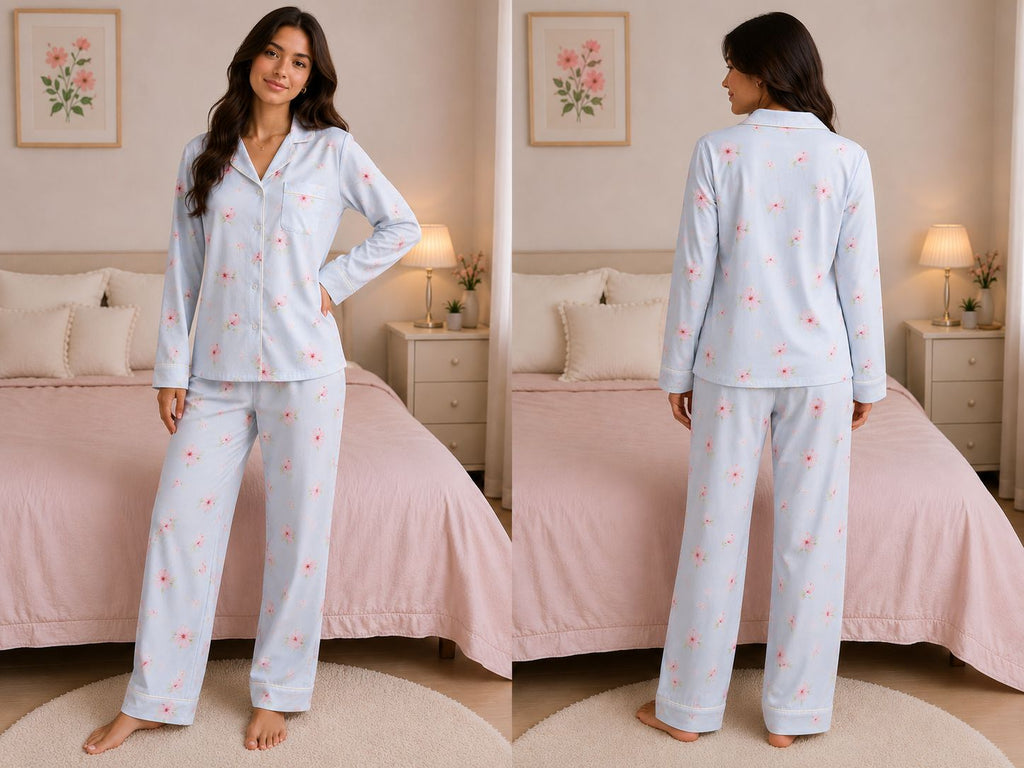 Floral Blossom Pajama Set