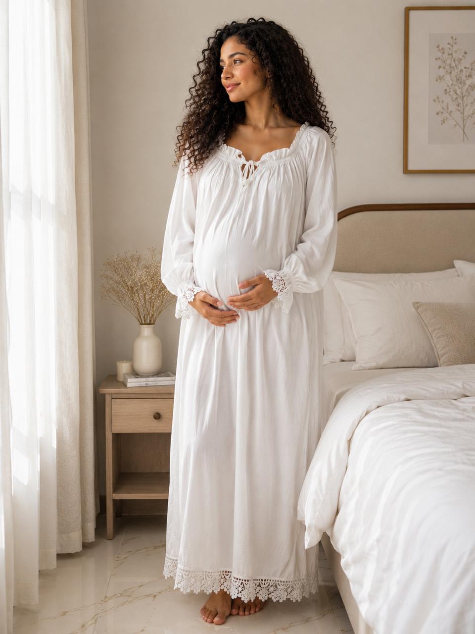 Dreamy Comfort  Full Length Nightgown