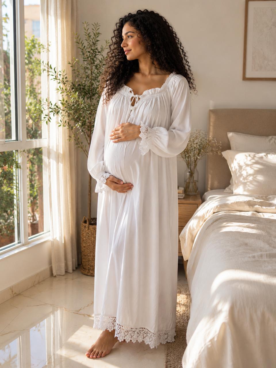 Dreamy Comfort  Full Length Nightgown